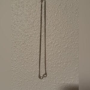 Tiffany Sterling Silver Infinity Necklace